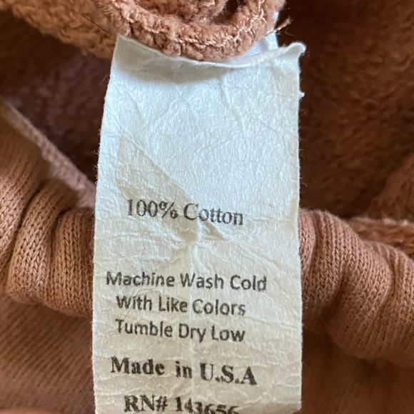 Joah Brown Oversized Jogger Terracotta French Terry - Picture 8 of 8